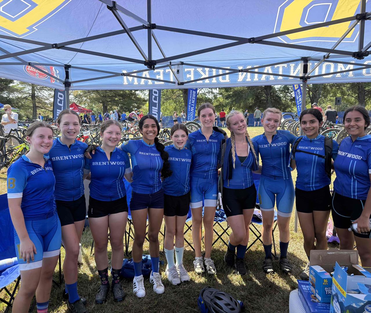 Team at race pit